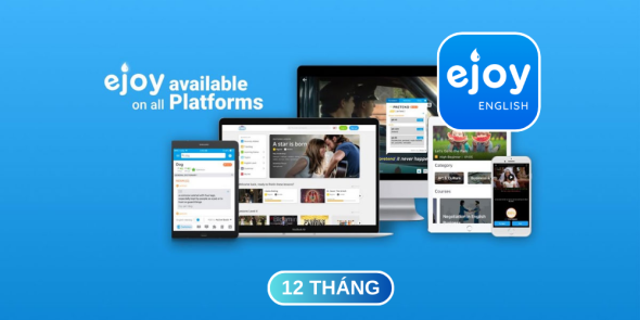 Ejoy English 2 Pro Dict 12 Tháng